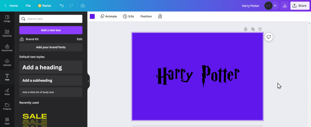 Fonts harry potter