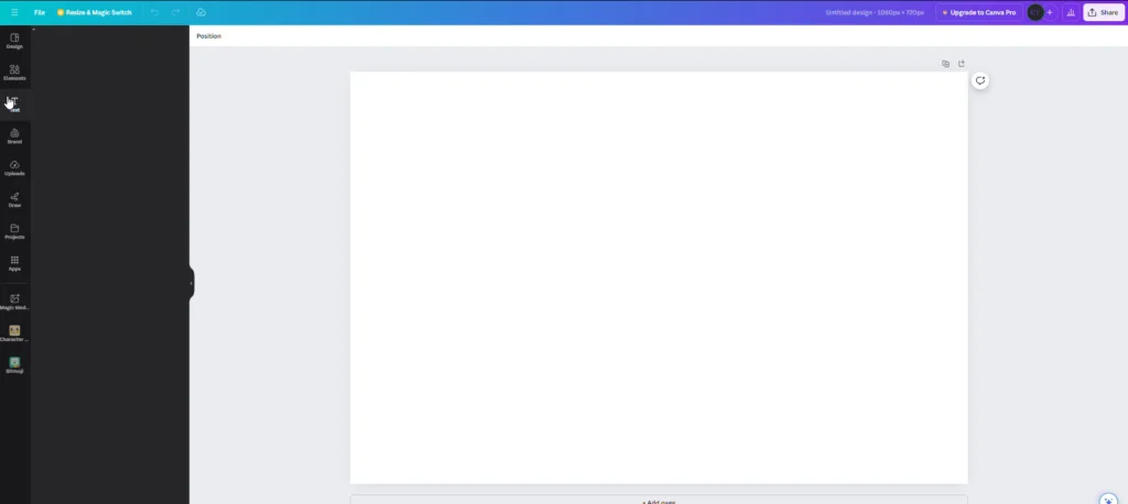 step 4 for getting groovy retro font in canva